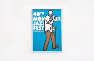 Jass Festival ポスター/ blue  + オーダーフレーム